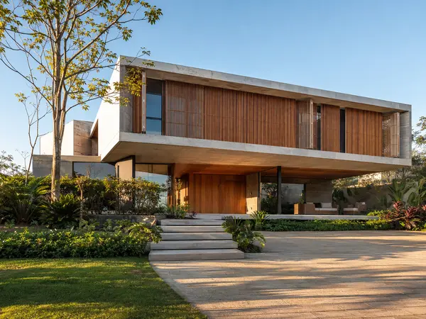 Casa moderna de arquitetura contemporânea